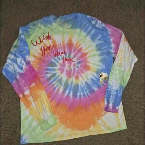 Travis Scott Astroworld Wish You Were Here Tie Dye Long Sleeve T Shirt XL